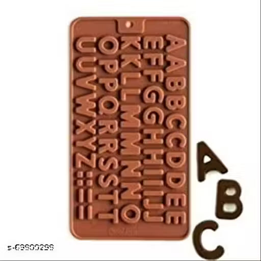 Alphabets Shape Chocolate Jelly Candy Mold, Cake Baking Mold, Bakeware Mold