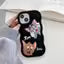 Tom and Jerry iPhone 13 Case, Rubber Protective Cover, Black