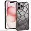 MOBILOVE Gradient Glitter Back Cover Case for Apple iPhone 16 Pro | Shockproof Luxury Electroplated 3D Cube Bling Shiny Soft TPU Case With Camera Protection for Women & Girls